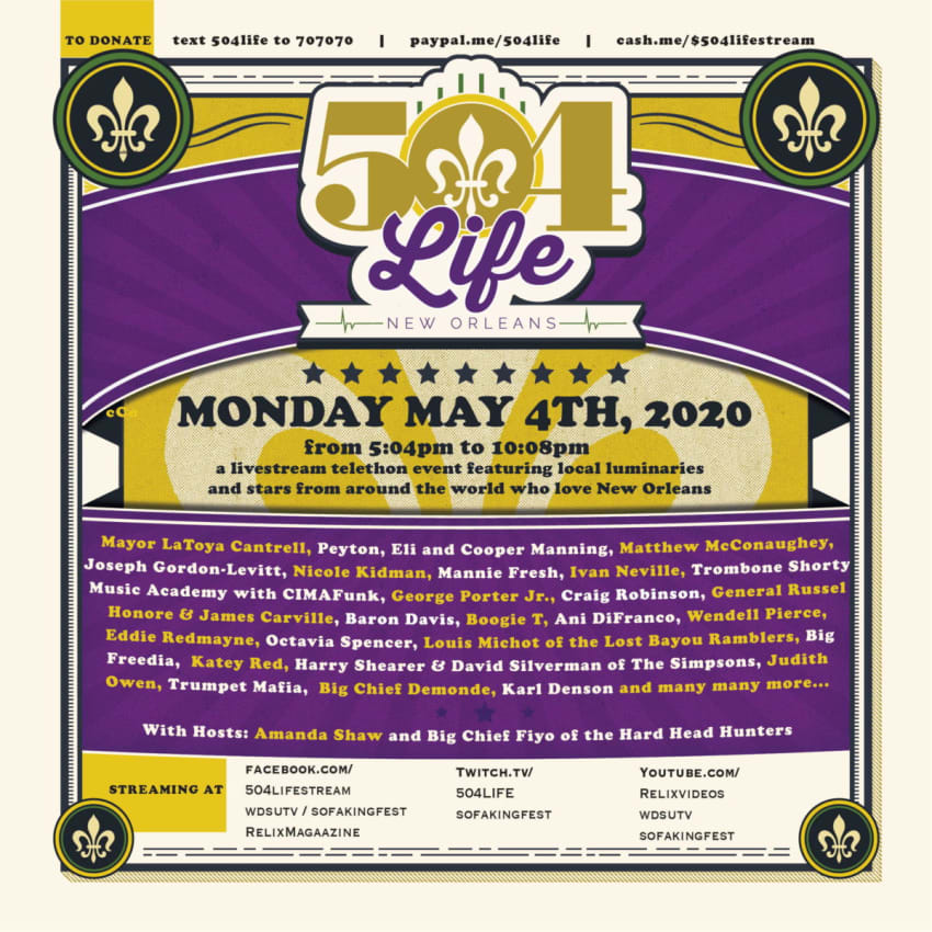 504Life Livestream Lineup May 4