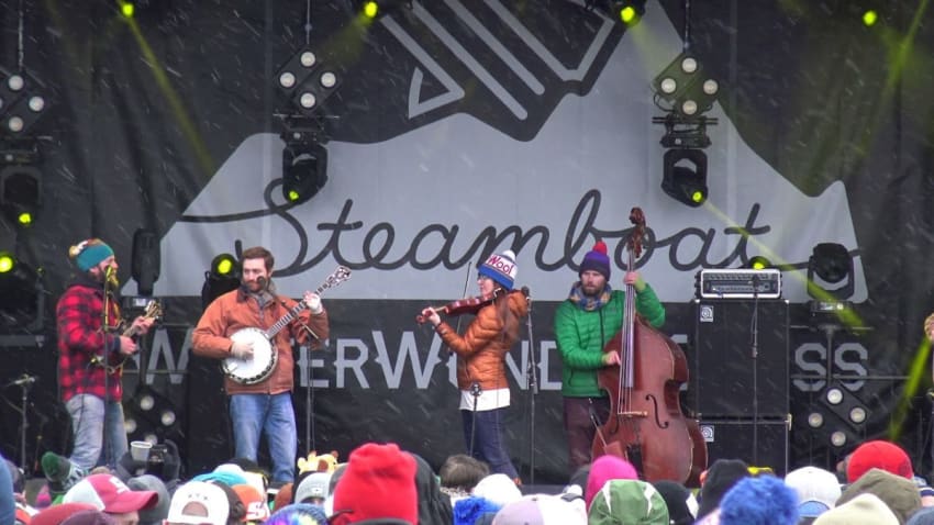 Trout Steak Revival - 2-23-18 full show WinterWonderGrass Steamboat Sprgs., CO 4K HD tripod