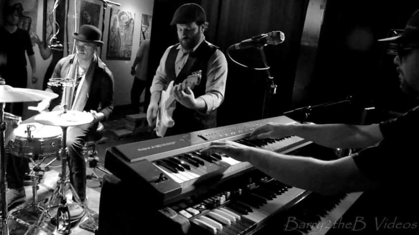 Alan Evans Trio (Playonbrother) - Thor @ The One Stop - Asheville, NC 2-8-14