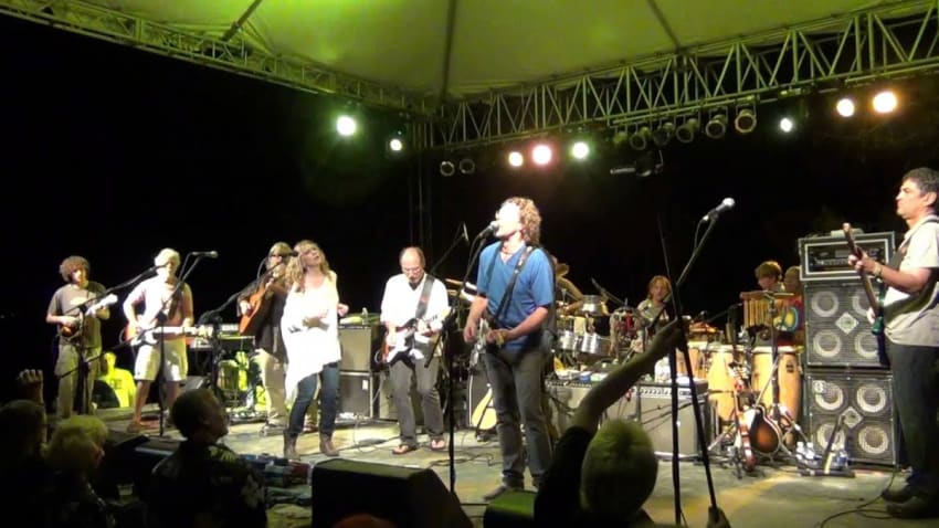 Little Feat - "Gimmie Shelter" w/ S. Bush, L. Campbell  Negril, Jamaica 1-18-12 HD tripod