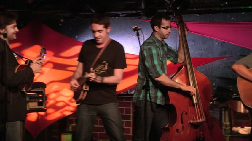 Travelin' McCourys & Jeff Austin Bill Nershi ~ Rabbit in a Log ~ Bluegrass Ball