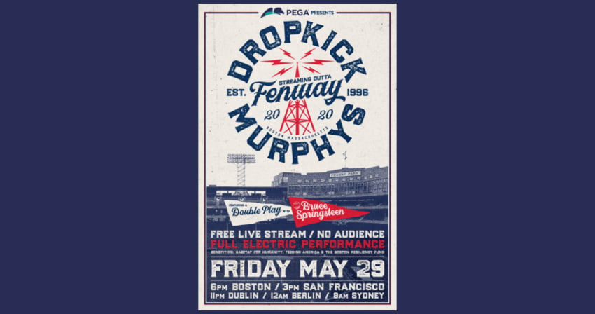 Dropkick Murphys Bruce Springsteen Fenway Livestream