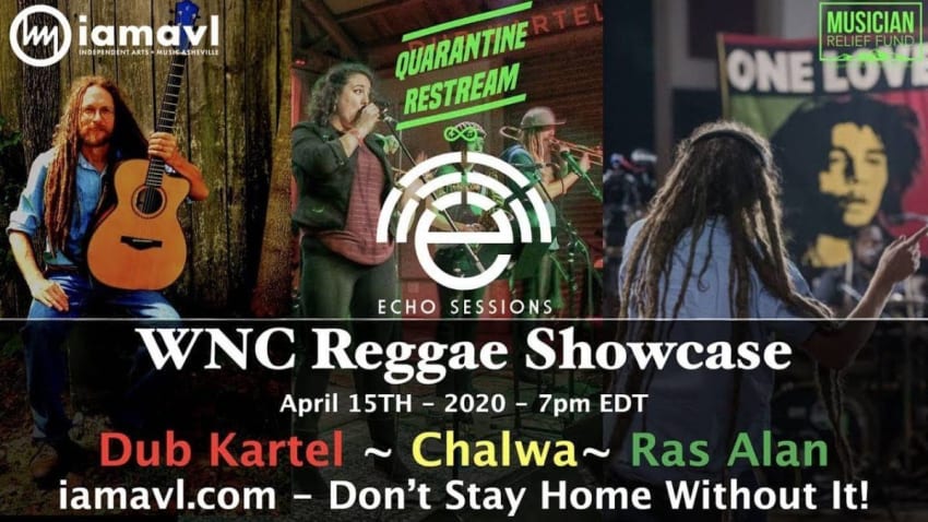 Quarantine Restream - Echo Sessions with Chalwa, Dub Kartel, and Ras Alan & The Lions