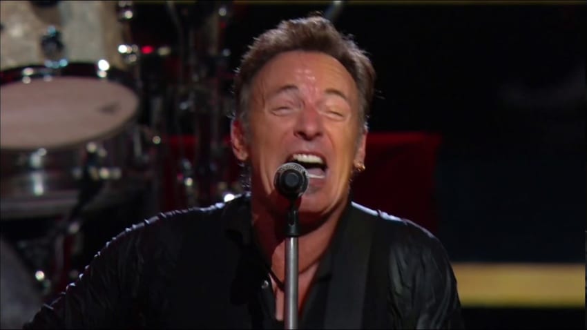 Bruce Springsteen, Tom Morello perform "London Calling" at the 25th Anniversary Concert