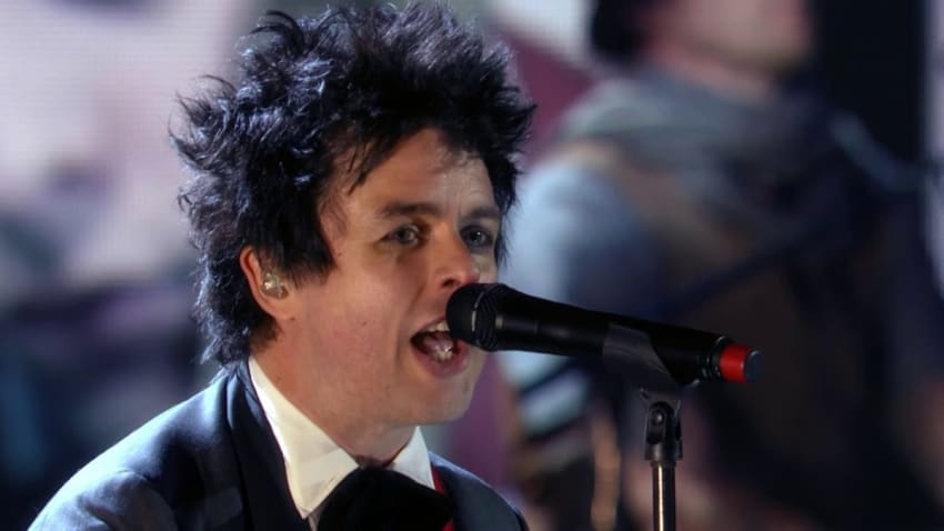Green Day perform "When I Come Around" at the 2015 Rock & Roll Hall of Fame Induction Ceremony
