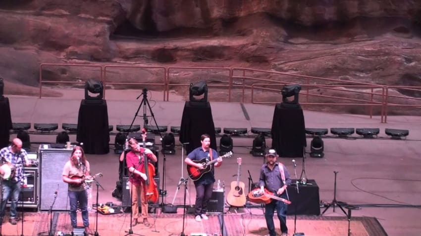 Greensky Bluegrass - full set - Red Rocks Amphi. 8-21-15 Morrison, CO HD tripod