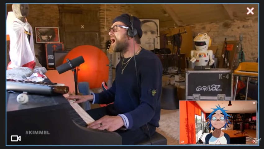 Gorillaz Kimmel Aries Video