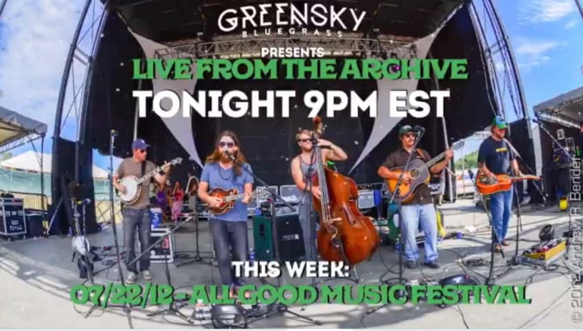 Greensky Bluegrass All Good 2012