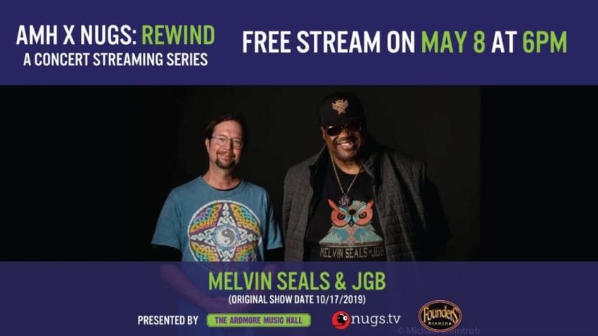 AMH x nugs Rewind: Melvin Seals & JGB 10/17/19 live from Ardmore Music Hall