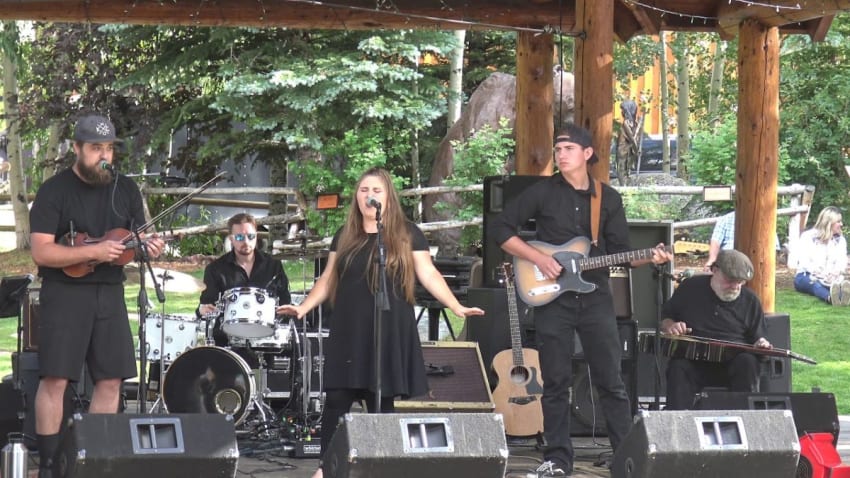 Opal Agafia and the Sweet Nothings - 8-15-19 full show Frisco CO SBD 4K HD tripod