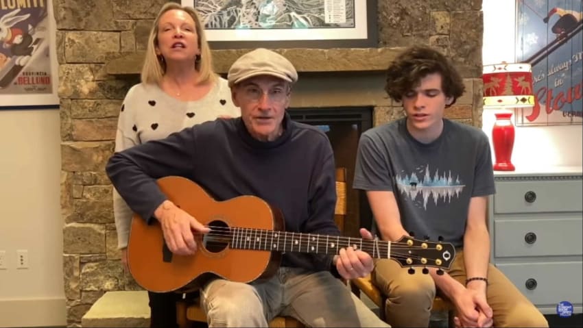 James Taylor Family You Can Close Your Eyes Fallon