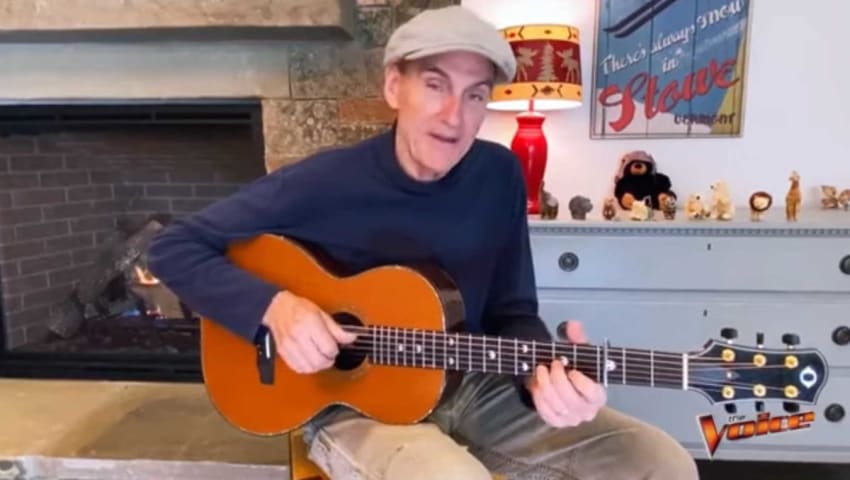 James Taylor Shower The People The Voice