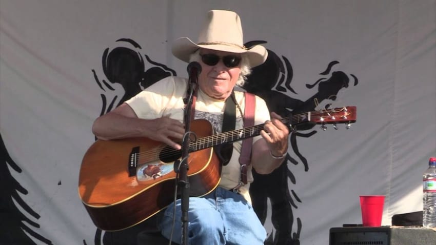Ramblin' Jack Elliot ~ Talking Sailor Hard Travelin' ~ Whispering Beard Folk Festival 2012