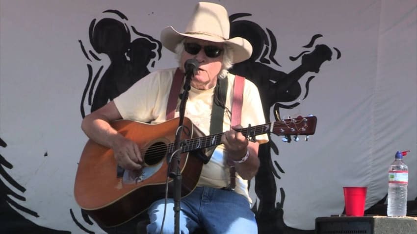 Ramblin' Jack Elliot ~ Old Shep ~ Whispering Beard Folk Festival 2012