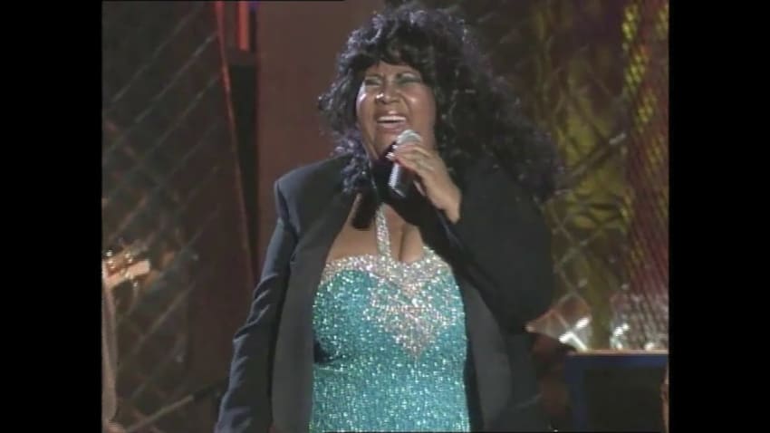 Aretha Franklin, Al Green perform "Freeway of Love" at the Concert for the Rock Hall