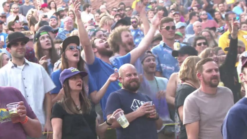 Pigeon Playing Ping Pong Live at Red Rock July 12 2018
