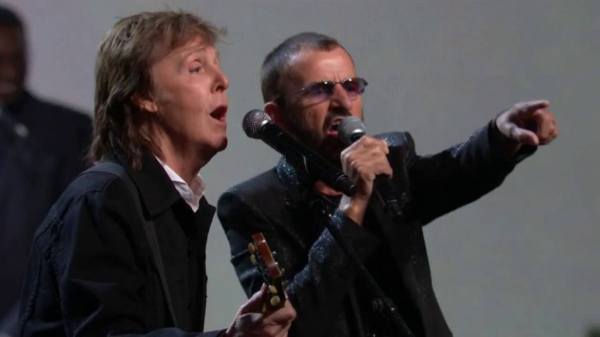 Ringo Starr & friends -  "I Wanna Be Your Man" Live at the 2015 Induction Ceremony