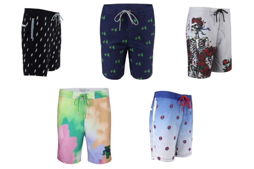 grateful dead bertha board shorts