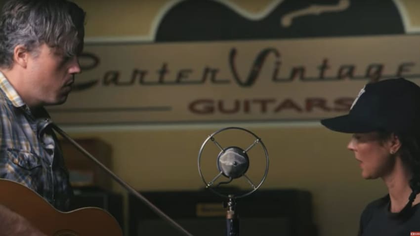 Jason Isbell & Amanda Shires Cover Warren Zevon At Carter Vintage Guitars