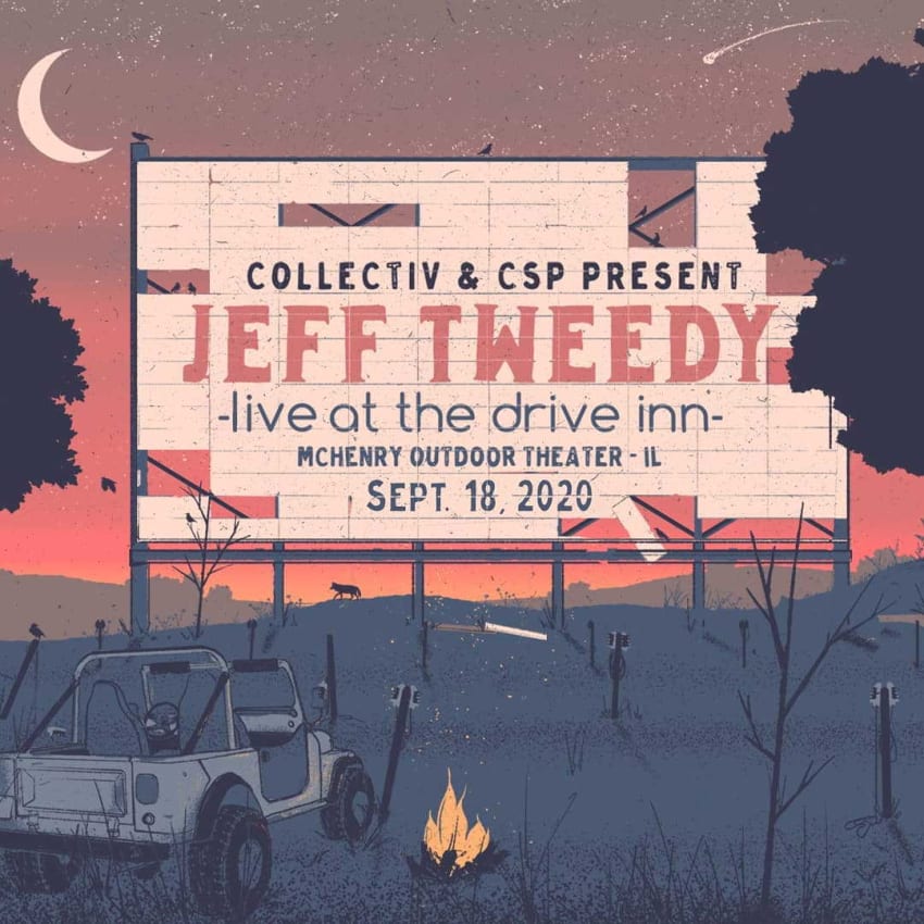 Jeff Tweedy Drive In Concert McHenry