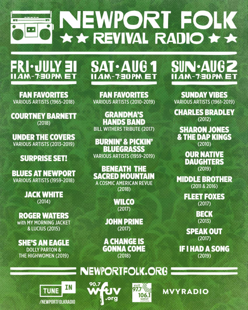 Newport Folk Festival Unveils ‘Revival Radio’ Lineup & Schedule