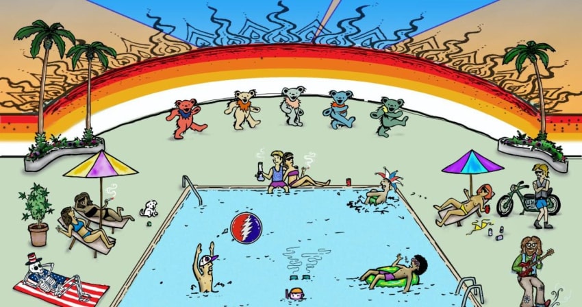Poolside Grateful Dead cover