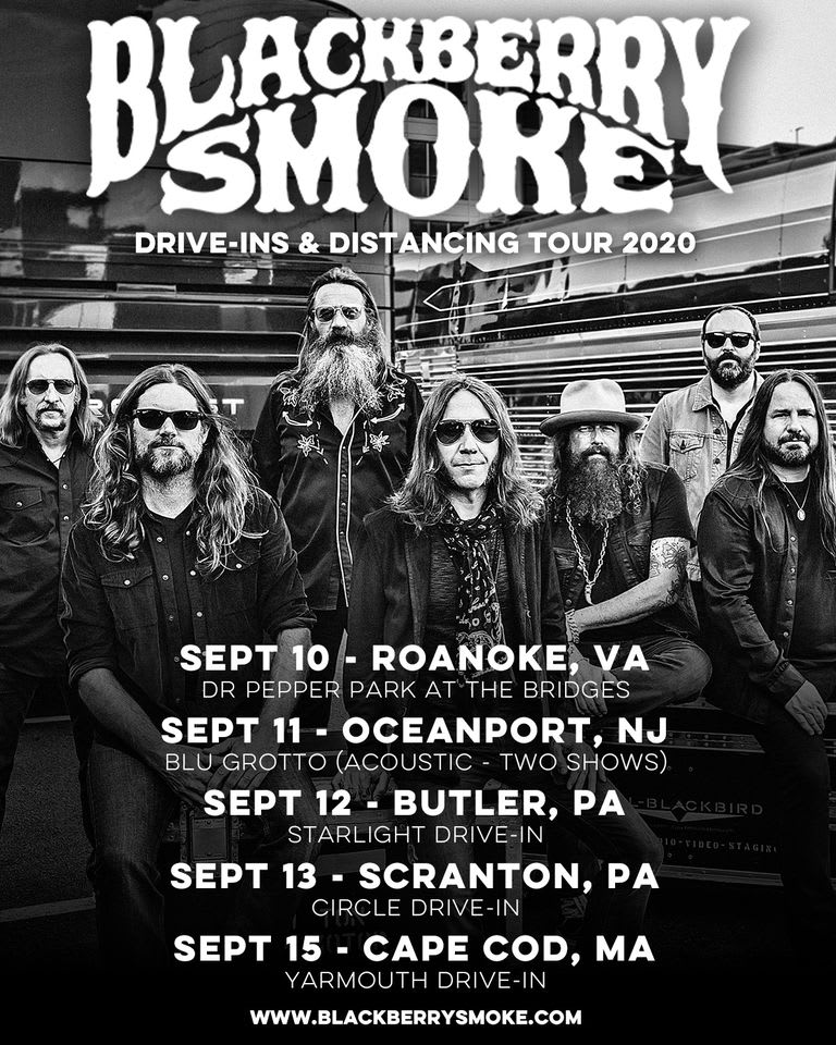 Blackberry Smoke Expands ‘DriveIns & Distancing’ Tour