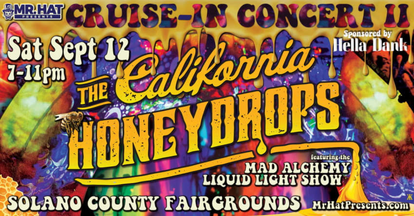 California Honeydrops Drive In Concert