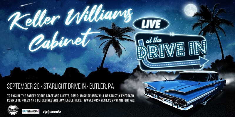 Keller Williams Cabinet Starlight Drive In