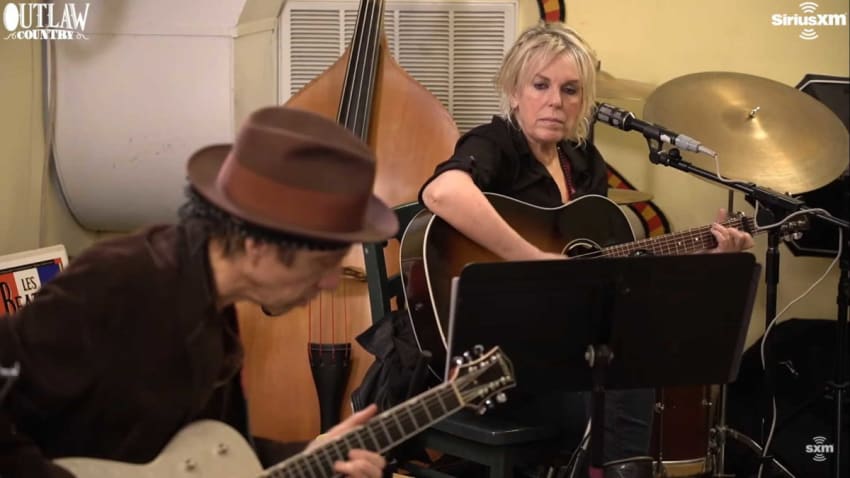 Lucinda Williams Stuart Mathis When The Way Gets Dark SiriusXM Video