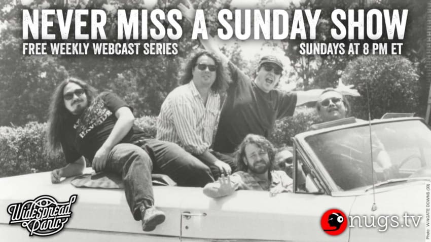 Widespread Panic Never Miss Sunday Show August 2020