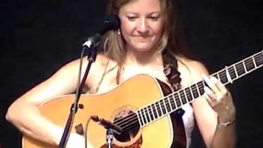 Rebecca Frazier and Hit and Run Bluegrass 6/1/06 "Why Does This Town Look Better Now" Preston, CT