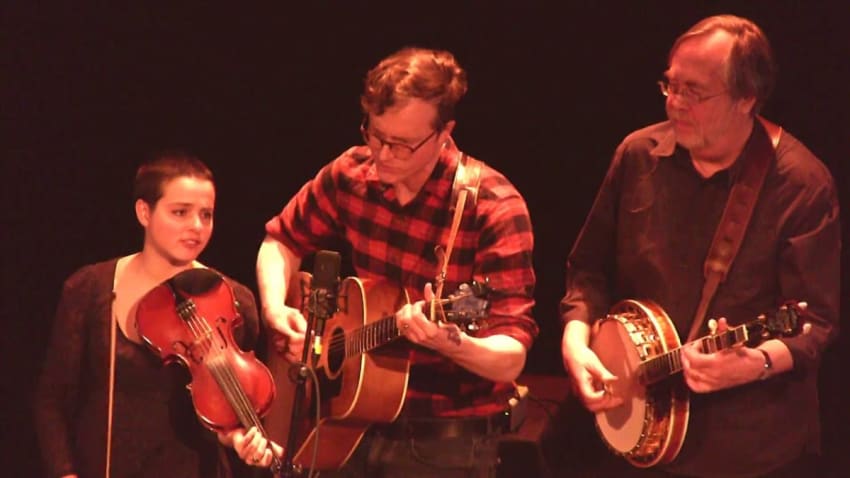 Tony Trischka, Michael Daves and Tatiana Hargreaves "Train On The Island" 3/11/17 Northampton, MA