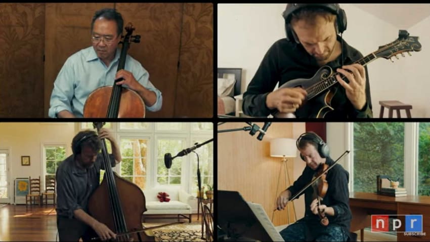 Goat Rodeo Featuring Yo-Yo Ma, Chris Thile & More Perform NPR Music ‘Tiny Desk (Home) Concert’