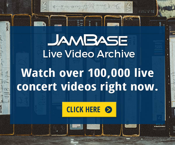 Archivo de vídeos en directo de JamBase