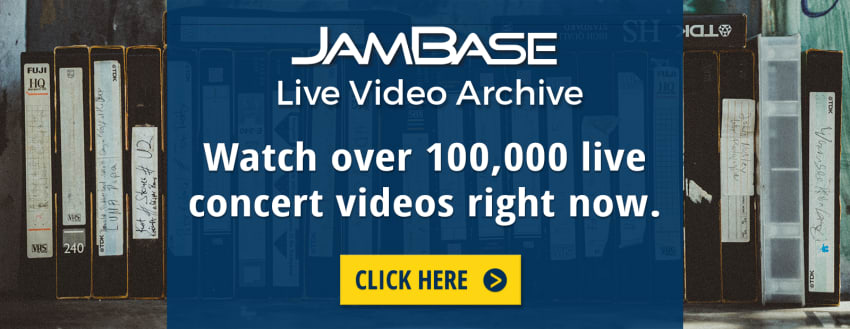 Archivo de vídeos en directo de JamBase