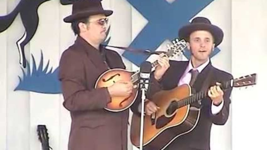 Hunger Mountain Boys "Rabbit in a Log" 7/16/05 Grey Fox Bluegrass Festival