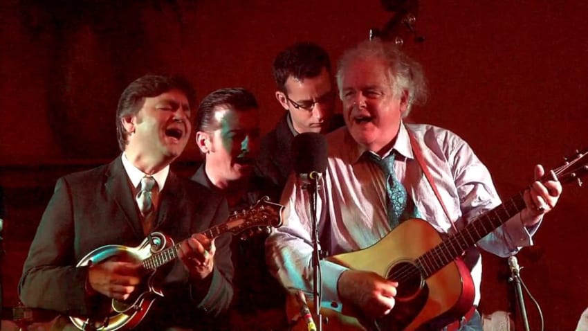 The Traveling McCourys with Peter Rowan "I Hear A Sweet Voice Calling" 11/12/11 Hamden, CT