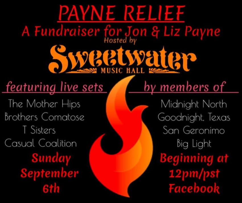 Payne Relief Benefit Livestream Sweetwater Music Hall