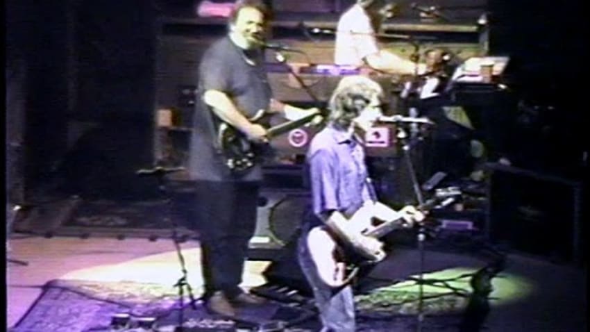 Jerry beaming on "Stuck Inside of Mobile With the Memphis Blues Again" 3/26/88 Hampton, VA