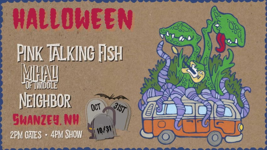 Pink Talking Fish, Mihali & Neighbor Announce Halloween Drive-In Concert