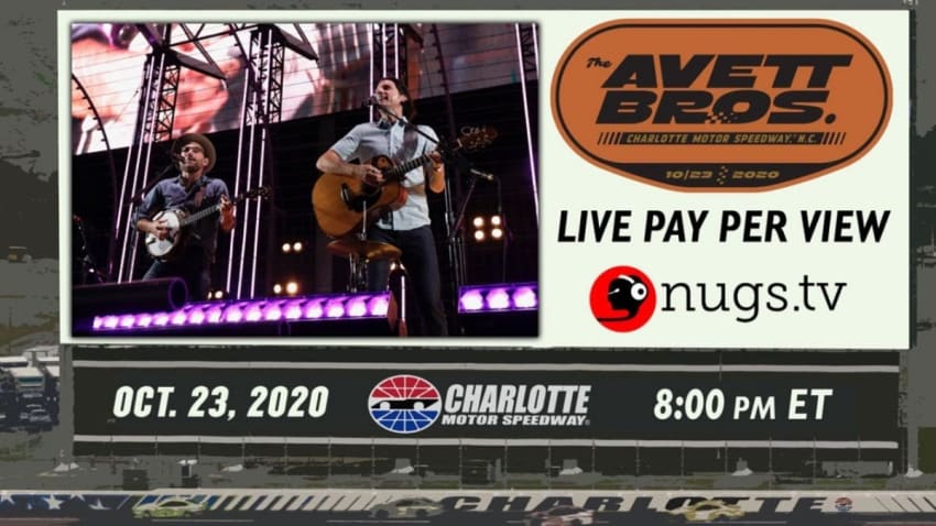 The Avett Brothers LIVE from Charlotte Motor Speedway 10/23/2020