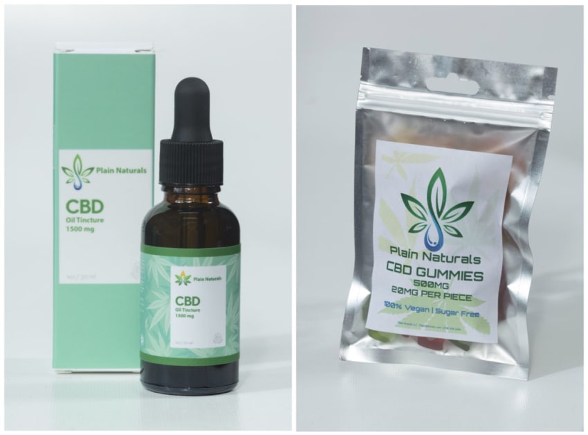 CBD Plain Naturals Oil Gummies
