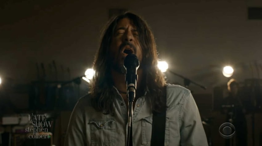 Foo Fighters Shame Shame Colbert Video