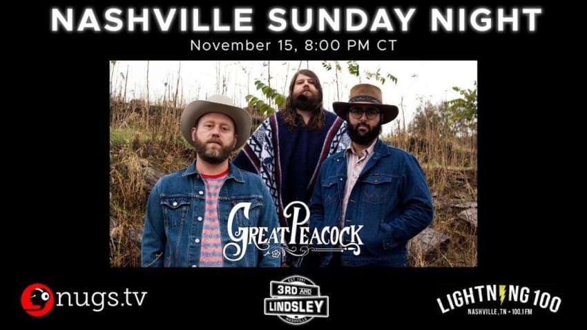Great Peacock: Nashville Sunday Night - Live at 3rd & Lindsley