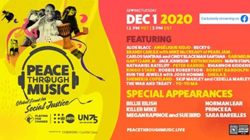 Brandi Carlile, Jack Johnson and Yo-Yo Ma Livestream