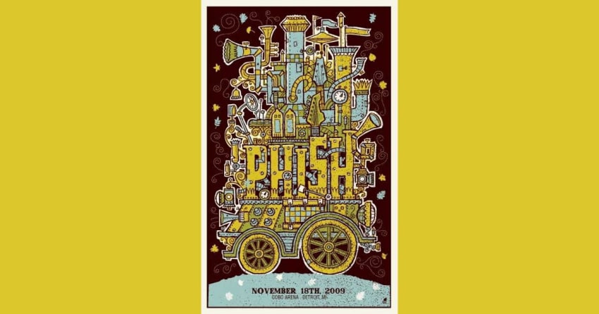 Phish Down With Disease Detroit Fall Tour 2009