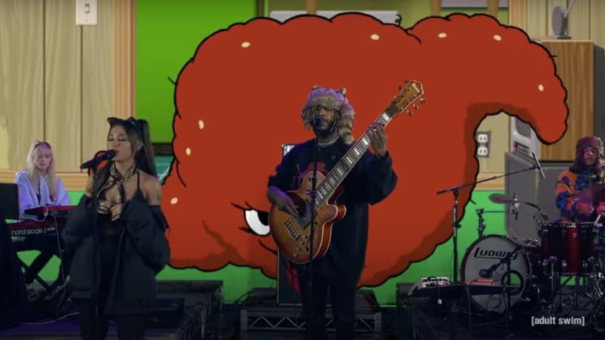 Watch Ariana Grande & Thundercat Perform ‘Them Changes’ For Adult Swim Festival