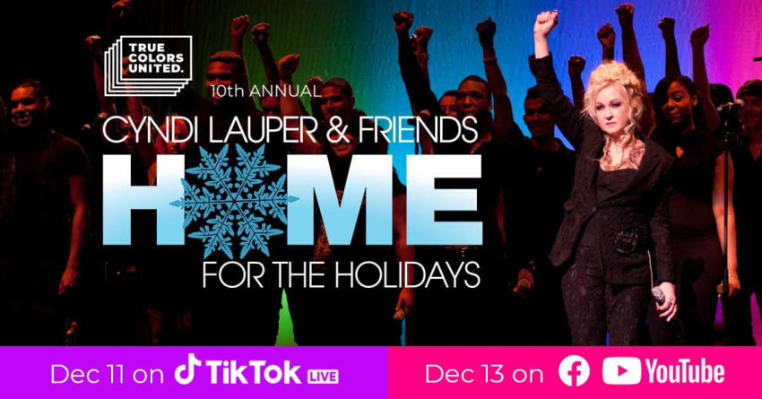 Cyndi Lauper Home For The Holidays Livestream Benefit Lineup
