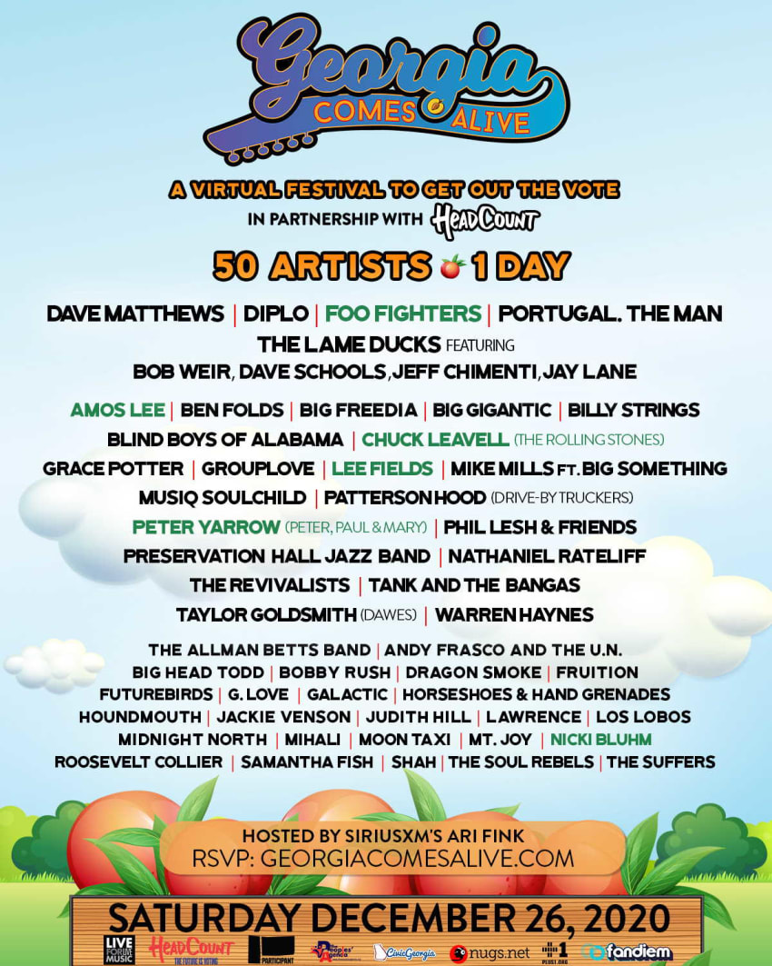 Georgia Comes Alive Lineup Additions
